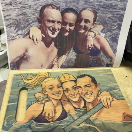 Tagliere in legno personalizzato